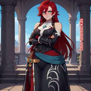 Порно комикс аниме Celis Ortesia x BBC. Floxin