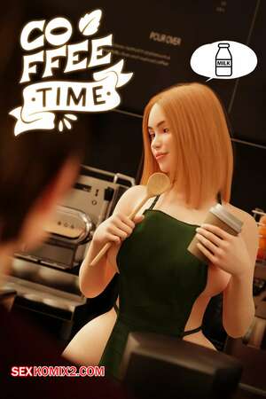 Порно комикс 3D Coffee Time. RoseBlue3D