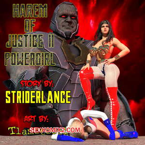 Порно комикс 3D DC. Гарем правосудия. Часть 2. Пауэргерл. Harem of Justice. Powergirl. Tlameteotl