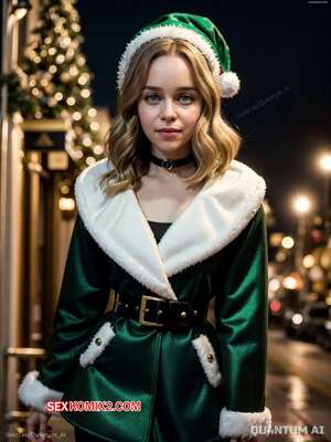 Порно комикс Emilia Clarke. Last Christmas Cosplay. QuantumAI