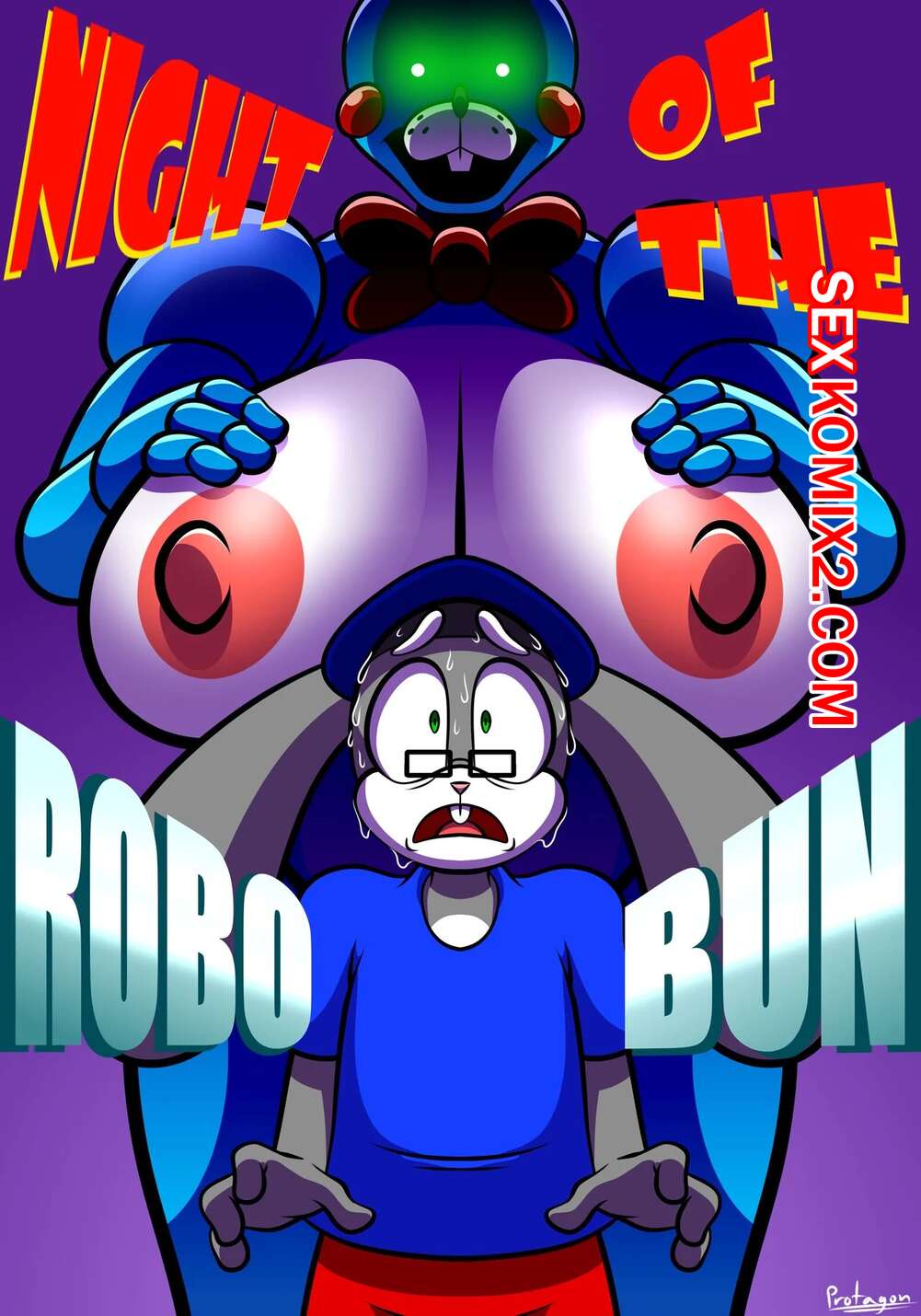 ✅️ Порно комикс FNaF. Ночь Робобулочки. Night of the Robo Bun. Protagon  секс комикс сисястая красотка кролик | Порно комиксы на русском языке  только для взрослых | sexkomix2.com