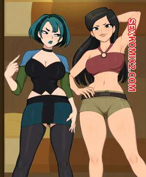 Порно комикс Gwen and Heather. Total drama island. Afrobull