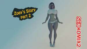 Порно комикс 3D История Зои. Часть 2. Zoeys Story