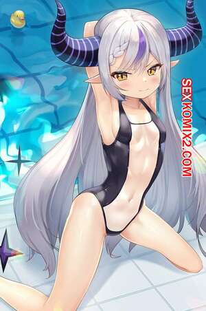 Порно комикс аниме Лаплас Даркнесс. Laplus Darknesss