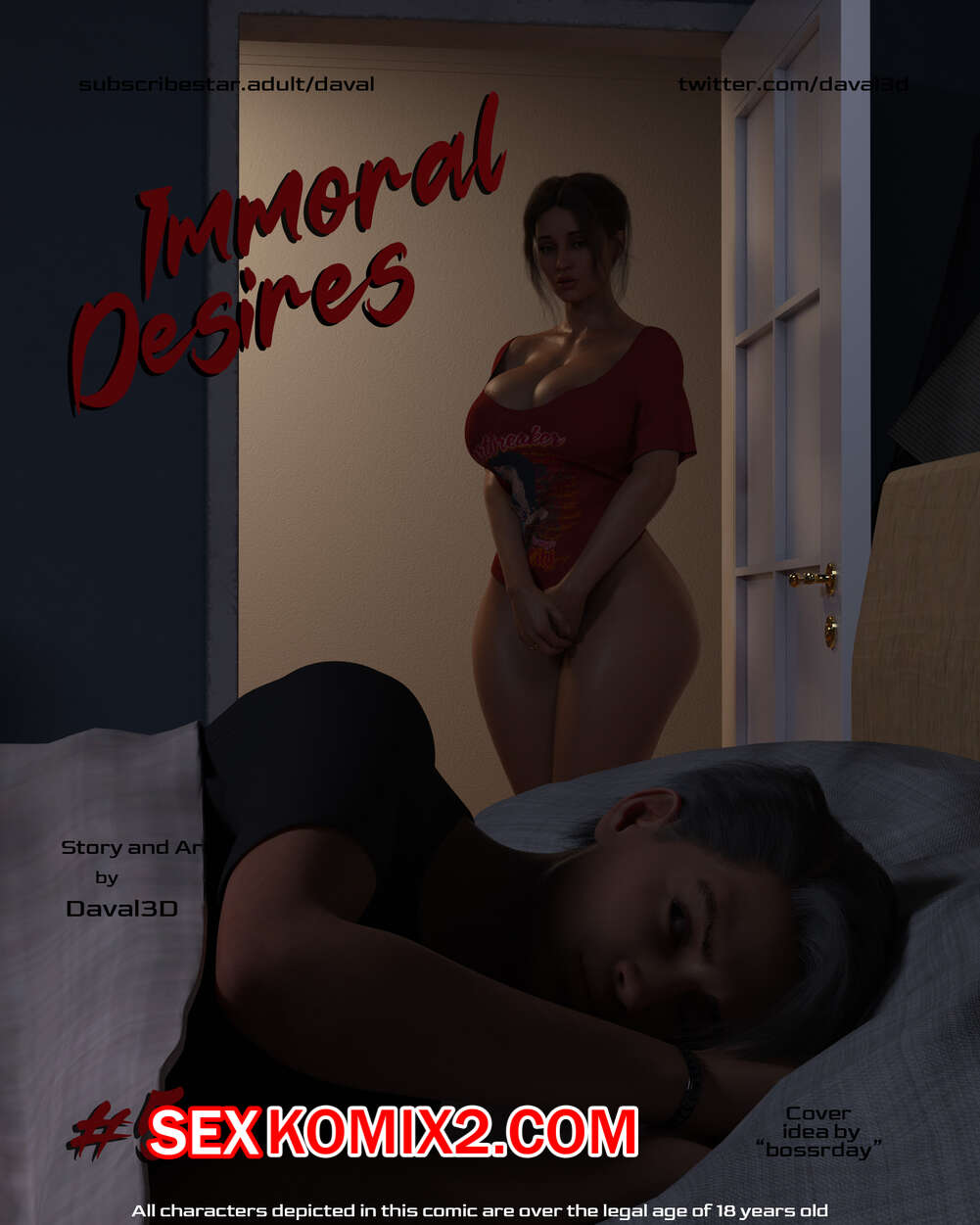 ✅️ Порно комикс Непристойные желания мамаш. Часть 5. Immoral Desires.  Daval3D. | Порно комиксы на русском языке только для взрослых |  sexkomix2.com