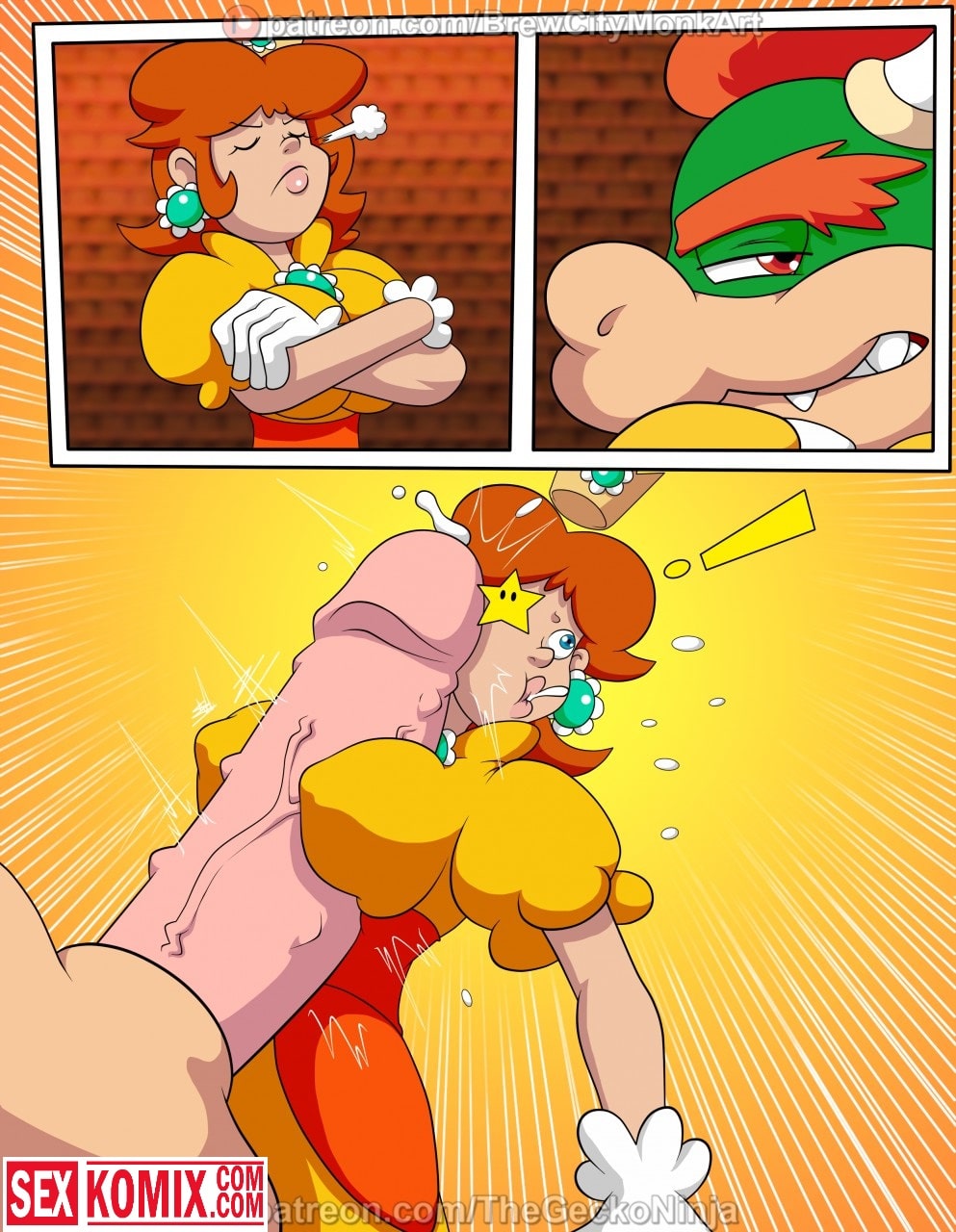 Princess daisy porn comics