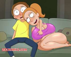 Порно комикс инцест Рик и Морти. Rick and Morty. Spakka5.