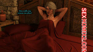 Порно комикс The Witcher. Ритуал Йеннифэр. Часть 2. Serge3dx